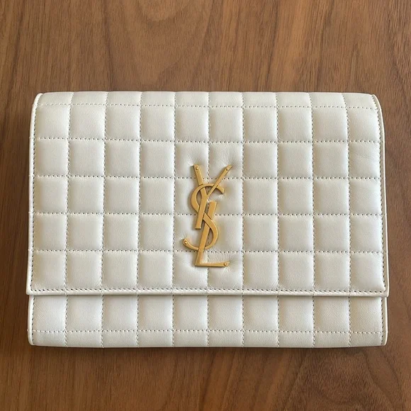 Yves Saint Laurent | Bags | Ysl Monogram Flap Clutch Bag In
